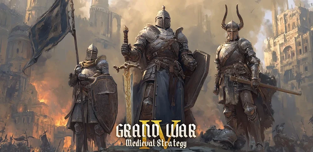 Grand War 4: Medieval Strategy v0.3.50 MOD APK (Free In-App Purchase)