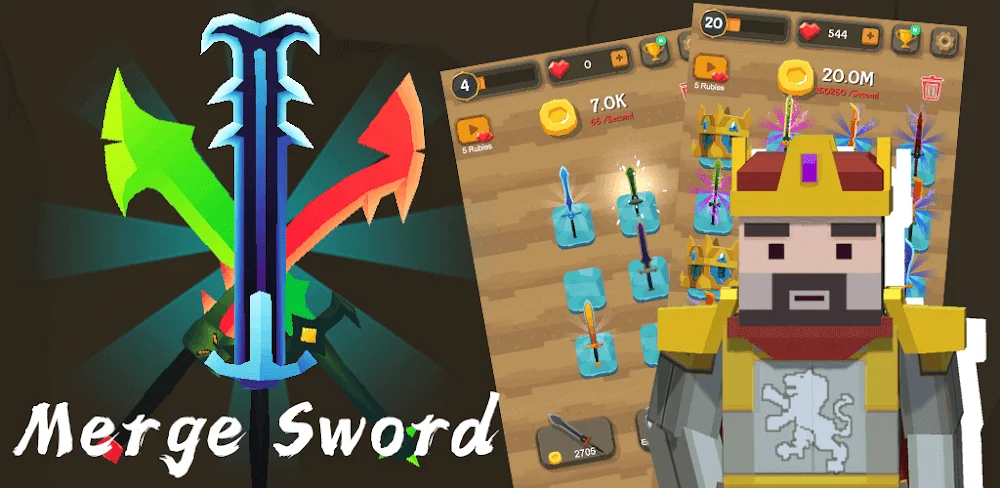 Merge Sword v2.4.8 MOD APK (Instant Achievement Reward)