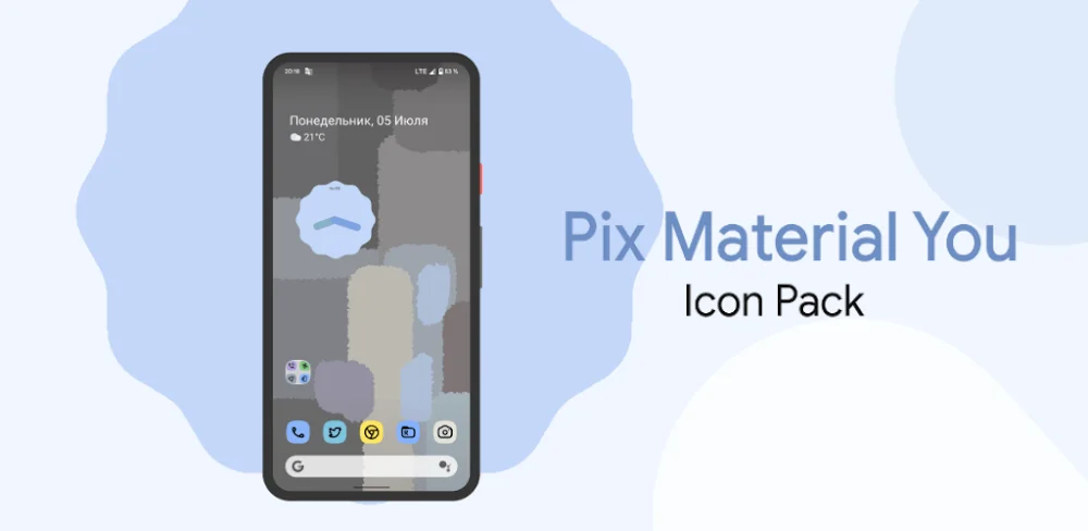 Pix Material You Icons v11.7.5. MOD APK (Full Version)